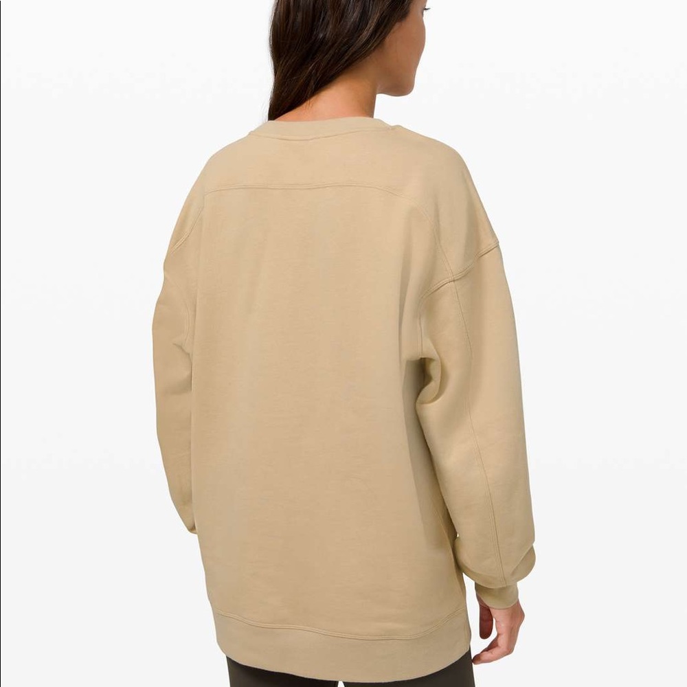 Lululemon Perfectly Oversized Crew- Trench- - Picture 3 of 3